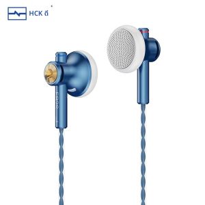 NICEHCK EB2S Pro ปลั๊ก 3.5 มม.ไมโครโฟนแบนหัวหูฟัง HiFi หูฟังแบบมีสาย 15.4 มม.LCP แบบไดนามิกเพลงชุดหูฟัง PK1 PK2 MX500