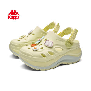 Kappa | Thick Sole Silver Buckle Hole Shoes