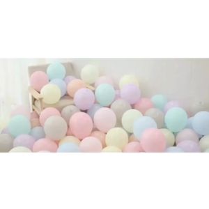 Balon Latex Macaron Tebal Ukuran 12 Inch Isi 100 Pcs /Perlengkapan Pesta Ulang Tahun