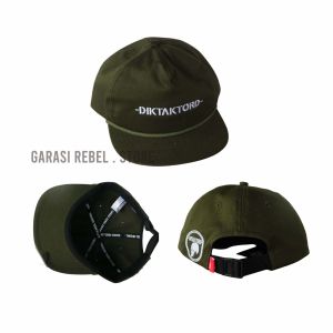 topi snapback hat diktaktord /topi dewasa /topi punk/ garasi rebel