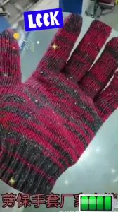【ready stock】(12 pairs/24 PCS) Mens and Womens Hand Protector Thickened Knitted Cut Gloves 1200 Cotton Gloves Safety Rope Knitted Work Gloves
