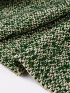 Vải Len Dệt Kim Màu Xanh Lá Cây Và Xanh Da Trời Nguyên Bản Vải Áo Khoác Mùa Thu Đông Vải Áo Khoác Ngoài Vải Thủ Công DIY