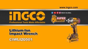 Cordless Impact Wrench 500 N.m Brushless 20V INGCO CIWLI20501 Mesin Buka Baut 500N.m P20S
