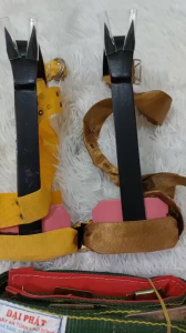 Guốc Trèo Cây 2 Đinh Kèm Đai Bảo Hộ Hỗ Trợ Trèo Cây Cau Cây Dừa Tìm Lan