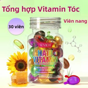Viên Nang Dưỡng Tóc MIX Hair Vitamin Keratin Oil Giúp Phục Hồi Nhanh Chóng Tóc Mềm Mượt Óng Mượt Nuôi Dưỡng Tóc Chẻ Ngọn Điều Trị Hư Tổn Dùng Được Cho Cả Nam Và Nữ 1.5ml