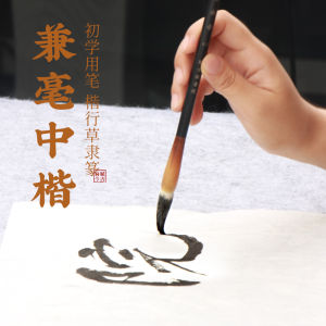 Assorted Size Wolf Sheep Hair Brush Set Adult Calligraphy Practice Student Educational Supplies Business Culture Goods