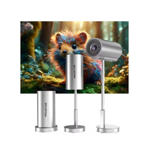 Salange X5 2024มาใหม่ล่าสุดขนาดเล็ก1080P HD 4K โปรเจ็คเตอร์ข้อความไวไฟวิดีโอบลูทูธเสียงรอบทิศทาง3D แบบพกพากลางแจ้งสำนักงานโฮมเธียเตอร์