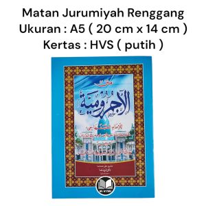 Kitab Matan Jurumiyah Renggang Aljurumiyah Arab HVS