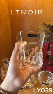 Ly Thủy Tinh Whisky - Cube Base Rocks | 280ml | [LYNOIR_LY039]