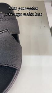 SANDAL PRIA BATA SKIP COKLAT/BLACK MODEL TERBARU SLOP KULIT PRIA DEWASA Selop Slop Termurah COD