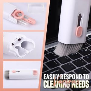 SG LOCAL SELLER 7-in-1 Computer Keyboard Phone Cleaning Brush Kit Electronics Cleaner Kit Bluetooth Earphone Pen For Headset