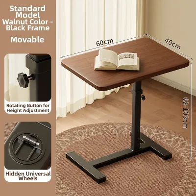 Leyuan | Adjustable Bedside Table Foldable Mobile Laptop Desk Sofa Side Table