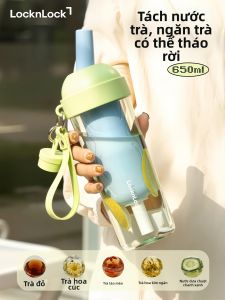 LocknLock | Ly Nước Du Lịch Dung Lượng Lớn Có Ống Hút Cho Trà và Trà Sữa
