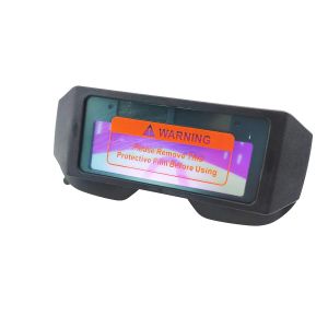 Delixi Welding Goggles: Solar Powered Auto Darkening Safety Goggle Welding Helmet Mask Welder Glasses