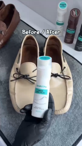 Sneaker pro : Liquid shoe polish น้ำยาขัดเงารองเท้าหนังสูตรพรีเมี่ยม (สำหรับสีขาว)