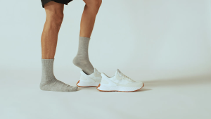 Kizik Monaco White Mens Sneakers