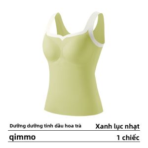 Áo ba lỗ AIMO cho nữ không dây không đường may có đệm ngực