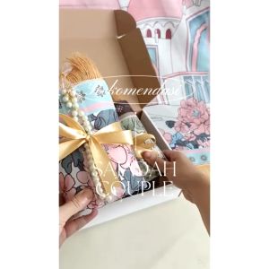 [Royale Tahira] Sajadah Antislip Royale Series Tahira Packing Box Free Tasbih Mutiara Kado Hampers Pernikahan Souvenir Tahlilan Oleh-Oleh