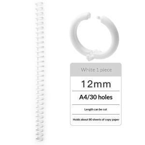 New Kw-Trio 6 Hole Hole Puncher 6mm Round Holes Suitable For A4 A5 And B5 Loose Leaf Notebooks Binding Paper