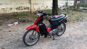 Bộ vỏ nhựa xe máy Sirius hàng Việt Nam loại 1 màu Đỏ Đen kiểu Zin