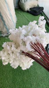 【Longlong】ช่อดอกซากุระ กิ่งก้านดอกซากุระเทียม ช่อซากุระปลอม ตกแต่งงานแต่งงาน ตกแต่งบ้าน