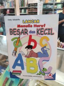 lancar menulis huruf besar dan kecil A dan B (1set)