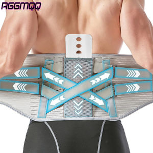 รั้งหลังสําหรับบรรเทาอาการปวดหลังส่วนล่าง - เข็มขัดพยุงเอวแบบปรับได้และถอดได้ 2 ชุดสําหรับแผ่นดิสก์หมอนรอง ผู้หญิงผู้ชาย