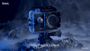 HOCO DV100 กล้องแอคชั่น กล้องกันน้ำ ลึก 30เมตร หน้าจอ IPS 2 นิ้ว 1080P / 30fps เลนส์กว้าง 150 องศา