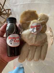 pempek cepi isi 20 mix campur FREE cuko