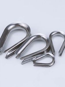 ห่วงหัวใจ ห่วงรองลวดสลิง สแตนเลส  304 แข็งแรง ทนทาน ไม่ขึ้นสนิม ขนาด 2-8 มม. Wire Rope Thimbles ห่วงรองลวด - Lazada