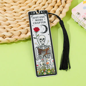 Dark Romance Stainless Steel Bookmark Reading Accessories for Book Lovers Retro Gothic Book Accessories Gift for Friends