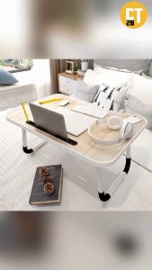 โต๊ะพับญี่ปูนเครื่องดื่ม มีลิ้นชักใต้โต๊ะ มีหลายสี หลายแบบ มีที่จับพกพาสะดวก ช่องวางแก้ว ที่วางไอแพด