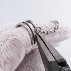 3pcs Stainless Steel Ring Opener Split Jump Rings Closing Finger Tool For Jewelry DIY Making Bead Pliers Opening Helper Tool