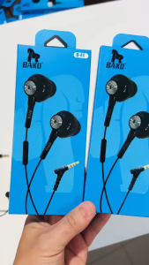BAIKO Headset Super Bass BAIKO Handsfree Earphone Jack With Microphone Stereo Sound Quality