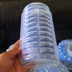 Cetakan Pudin salur plastik/loyang puding/cetaka puding/cetakan agar agar//cetakan agar agar/cetakan jelly/cetakan puding lucu dan unikcetakan puding bulatcetakan puding bentuk bunga/cetakan bolu kukus/cetakan puding twister sirsak semangka