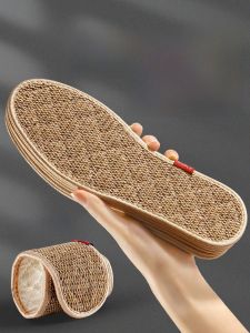 XIANZHAO | Miếng lót giày bằng vải lanh cotton mỏng cho nam mùa xuân 2024 Miếng lót giày kháng khuẩn thấm hút mồ hôi chống mùi cho giày da nam