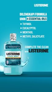 LISTERINE Cool Mint Antiseptic 500ml || Mouthwash || Obat Kumur