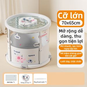 iuu | Bồn Tắm Trẻ Em Lớn Gấp Được Có Ghế Ngồi