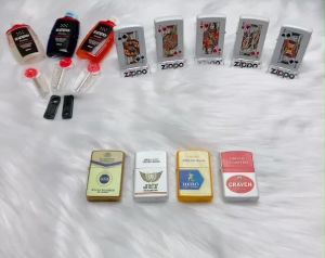BẬT LỬA ZIPPO 2 MẶT HÌNH GÓI T_H_U_Ố_C L_Á CÁC KIỂU - (XÀI XĂNG)