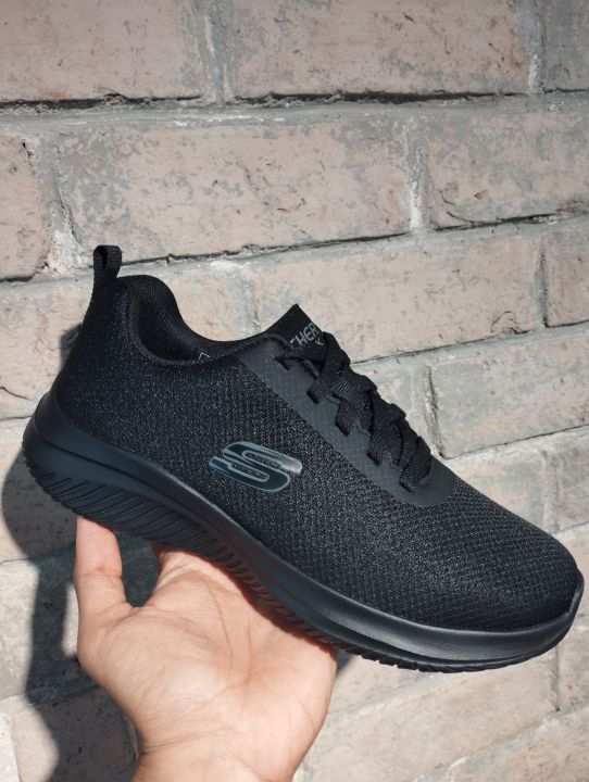 Skechers Arch Fit Womens Black Work Skechers SEPATU SKECHERS WORK