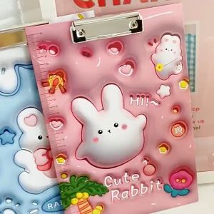 A4 Clipboard & Cute 3D Cartoon Folder: Organize Your Documents