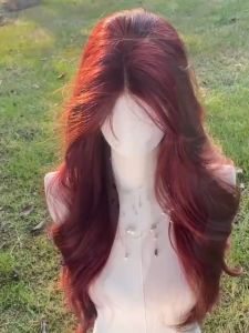 Wig Wanita Full Kepala dan Wig Rambut Panjang Curly