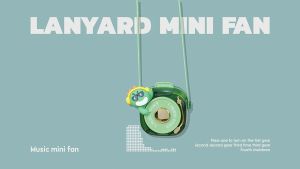 Pilot mini fan for kids Neck Fan Portable Cooling Bladeless 3 Speed Fan USB Rechargeable Sports Fans for Home Outdoor Hanging Neck Leafless Fan