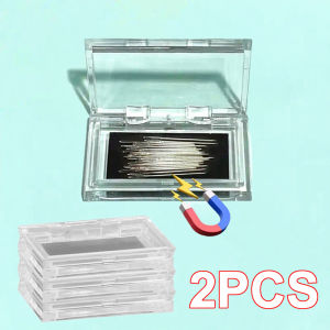 1/2Pcs Magnetic Sewing Needles Holder Rectangle Sewing Needle Storage Case Buttons Pins Storage Box DIY Sewing Tool Accessories