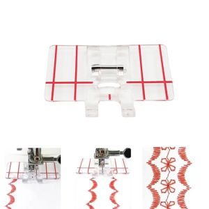Clear Plastic Domestic Sewing Machine Parallel Stitch Foot Presser Household Practical Sewing Machine Accessori