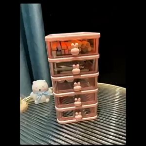 Rak Meja Laci Penyimpanan K152 Rak Kosmetik Serbaguna / Rak Susun Makeup Storage Organizer Multifungsi Import