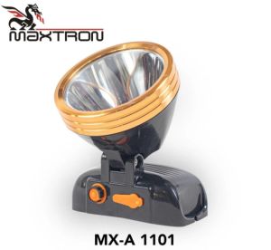 Senter kepala LED 25WATT sangat terang. MAXTRON. Cahaya putih. di lengakapi lensa kuning