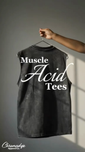 Chromadye Apparel Co. - METALLICA Acid Wash Muscle-Tee Cotton Vintage Printed #01