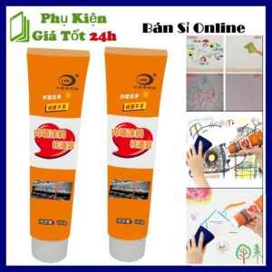 Kem Tẩy Vết Bẩn Trên Tường Tuýt 180gr Vệ Sinh Làm Sạch Vết Bút Vết Bẩn Bám Tường Hiệu Quả Cao - Kem Tẩy Xóa Vết Bẩn Trên Tường Và Sàn Nhà CHUYÊN DỤNG
