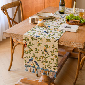 Joyful| Rustic Country Style Floral Table Runner